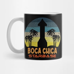 Boca Chica Beach - Vintage Starship - Boca Chica Starbase Mug